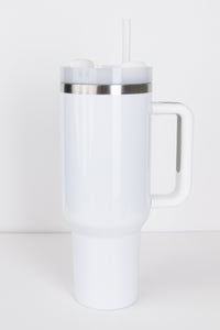 RoadSip Stainless Steel Tumbler with Handle and Sip 40 oz.