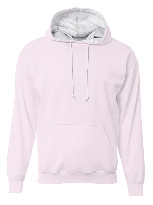 A4 Sublimation White Sprint Fleece Hoodie N4279