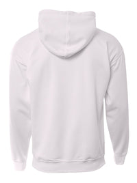 A4 Sublimation White Sprint Fleece Hoodie N4279