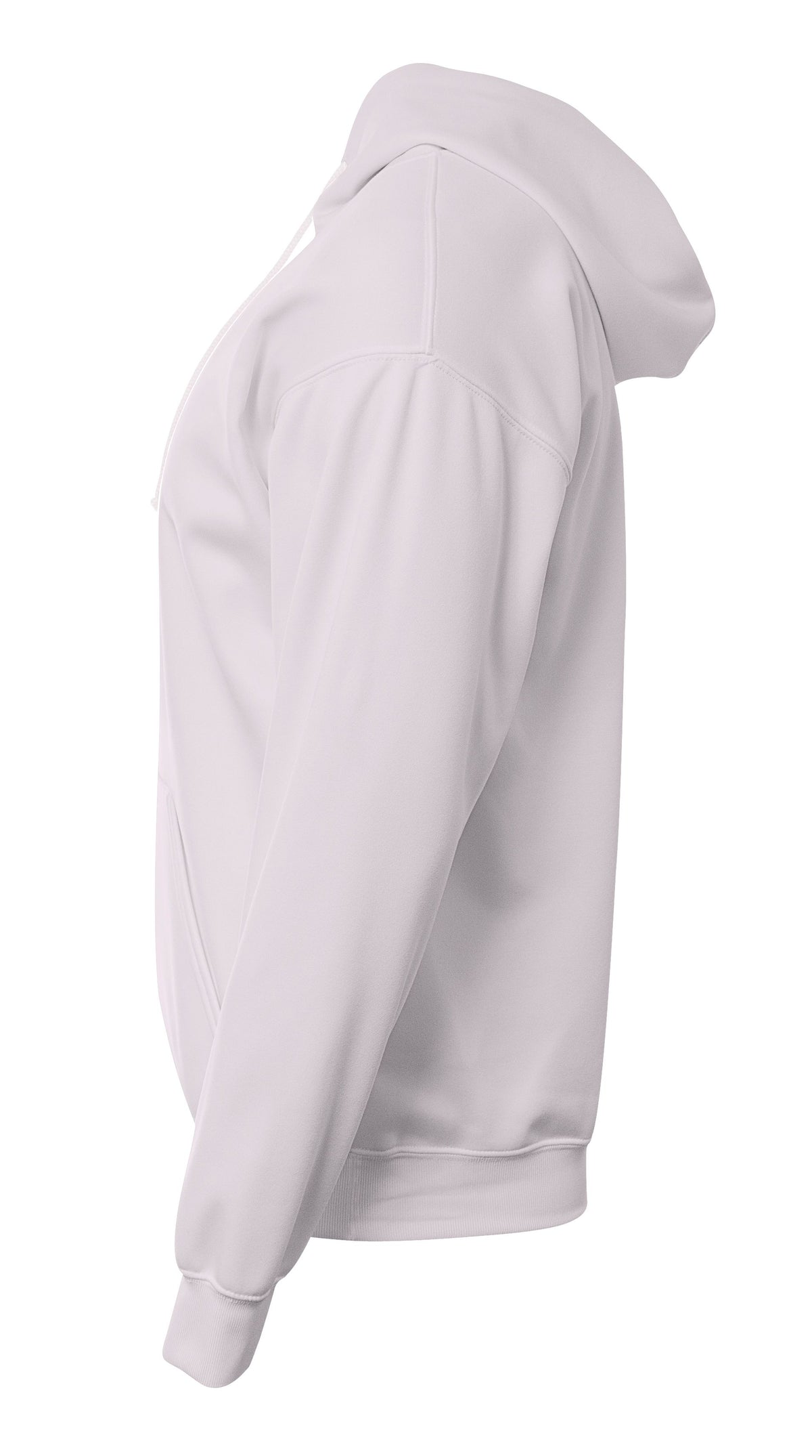 A4 Sublimation White Sprint Fleece Hoodie N4279