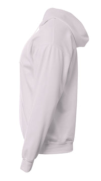 A4 Sublimation White Sprint Fleece Hoodie N4279