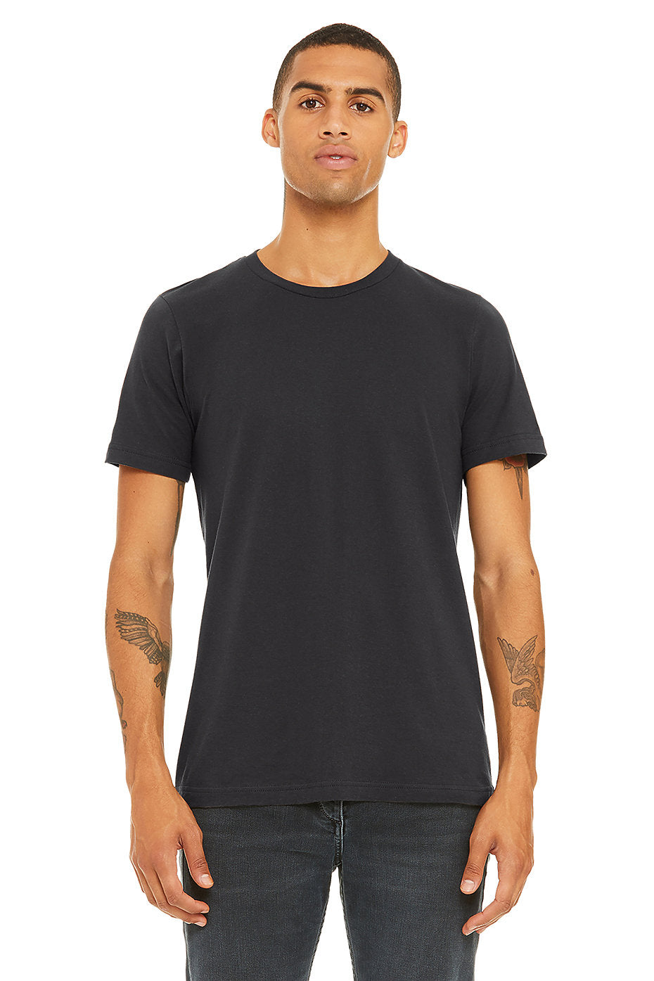 DARK GREY 3001 BELLA UNISEX SLEEVE TEE