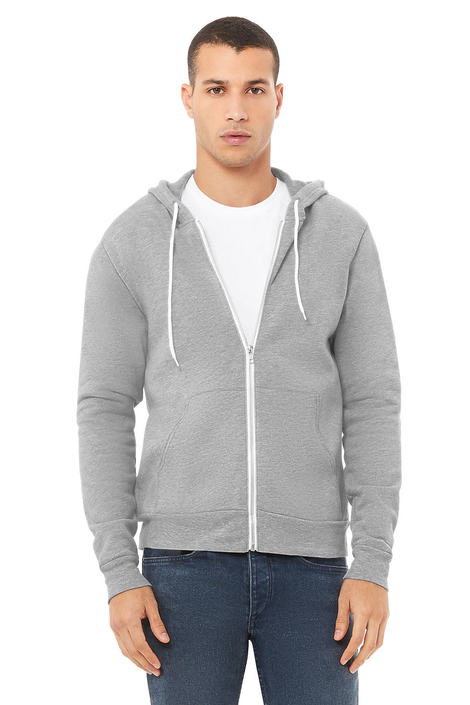 3739 BELLA CANVAS UNISEX SPONGE FLEECE FULL-ZIP HOODIE – Aviva