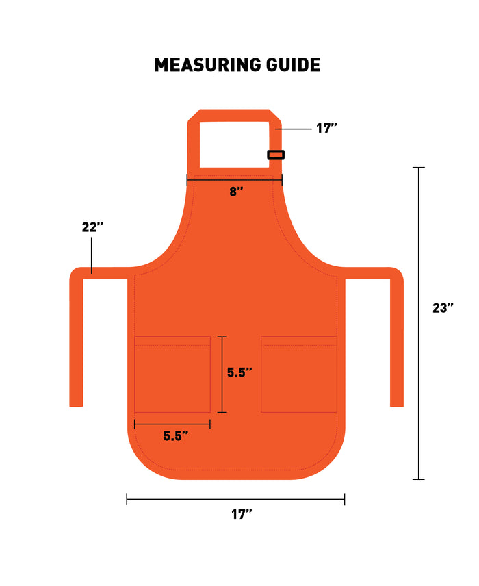 Youth Aprons Full Length Apron with 2 Patch Pockets - Laviva Sports™