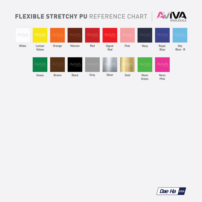 Flexible Stretchy Sport 20” wide Heat TRANSFER Vinyl for T-Shirt and Apparel - HTV