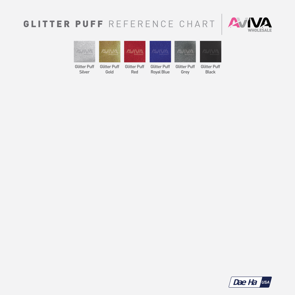 Ultra Flex Glitter 3D PUFF 20” wide Heat TRANSFER Vinyl for T-Shirt and Apparel - HTV