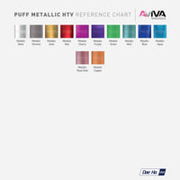 Ultra Flex Puff Metallic 20” wide Heat Transfer Vinyl for T-Shirt and Apparel - HTV