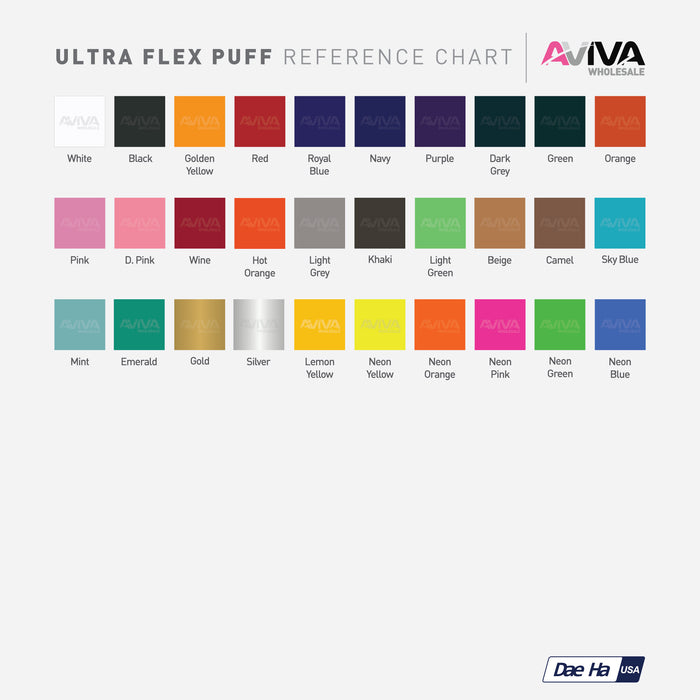 Ultra Flex Puff 20” wide Heat Transfer Vinyl for T-Shirt and Apparel - HTV
