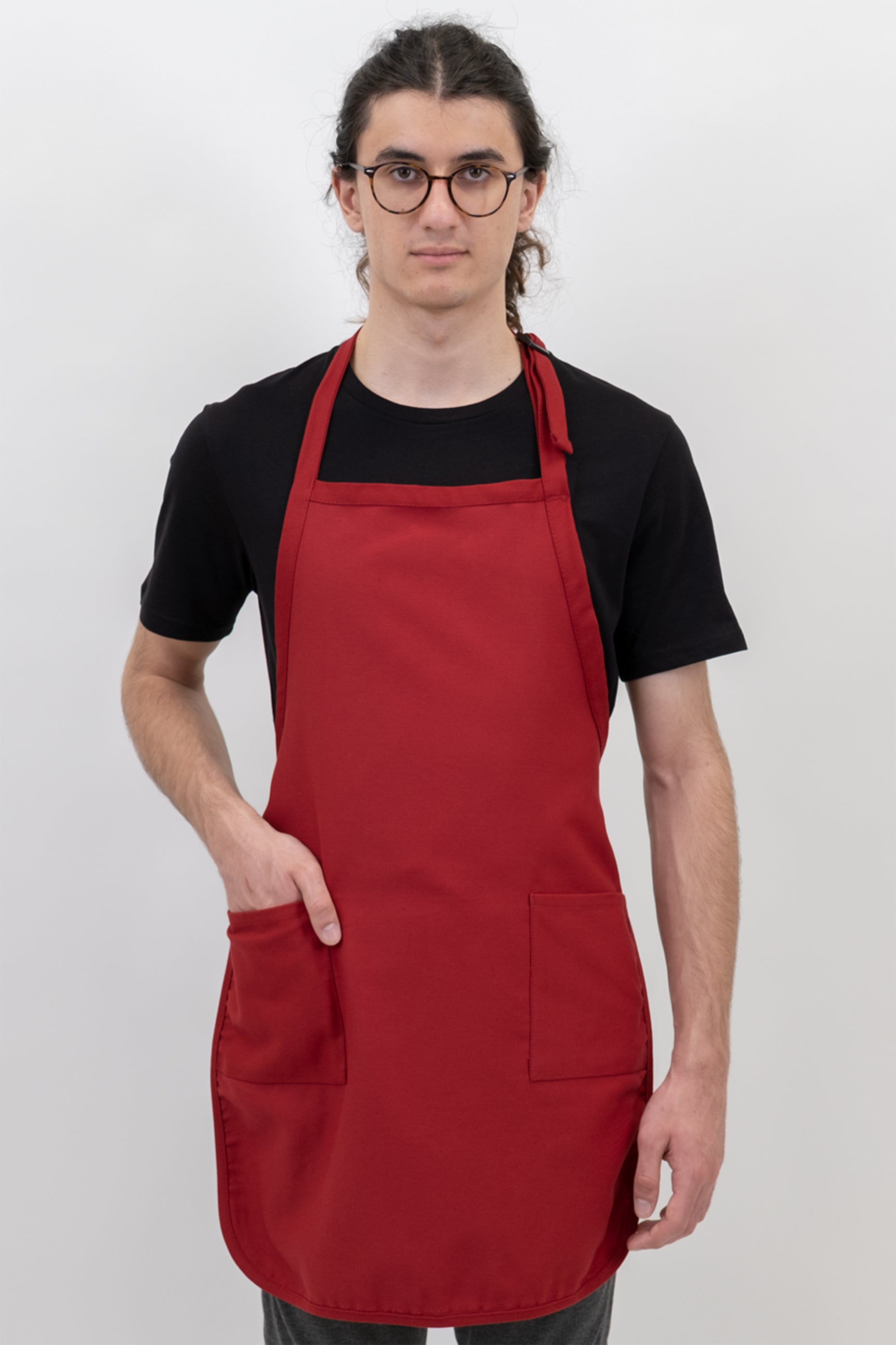 Youth Aprons Full Length Apron with 2 Patch Pockets - Laviva