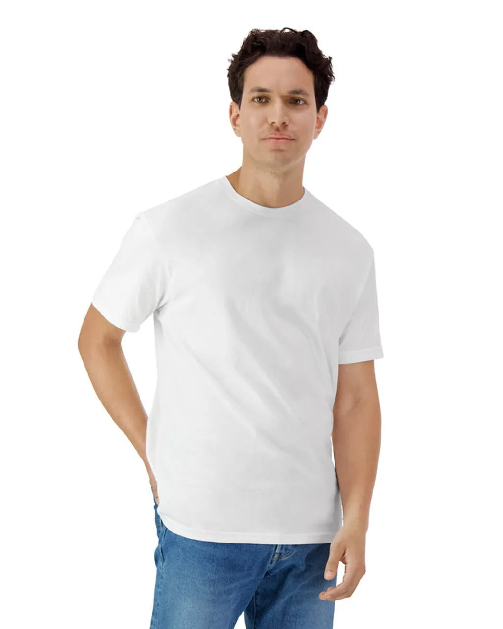 Gildan 170g Maglietta Ultra Cotton | Uomo E Donna, Vestibilità Classica, Collo Rinforzato, Bianco M