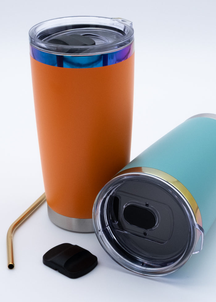 Electroplated Ring Coffee Tumbler