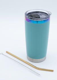 Electroplated Ring Coffee Tumbler