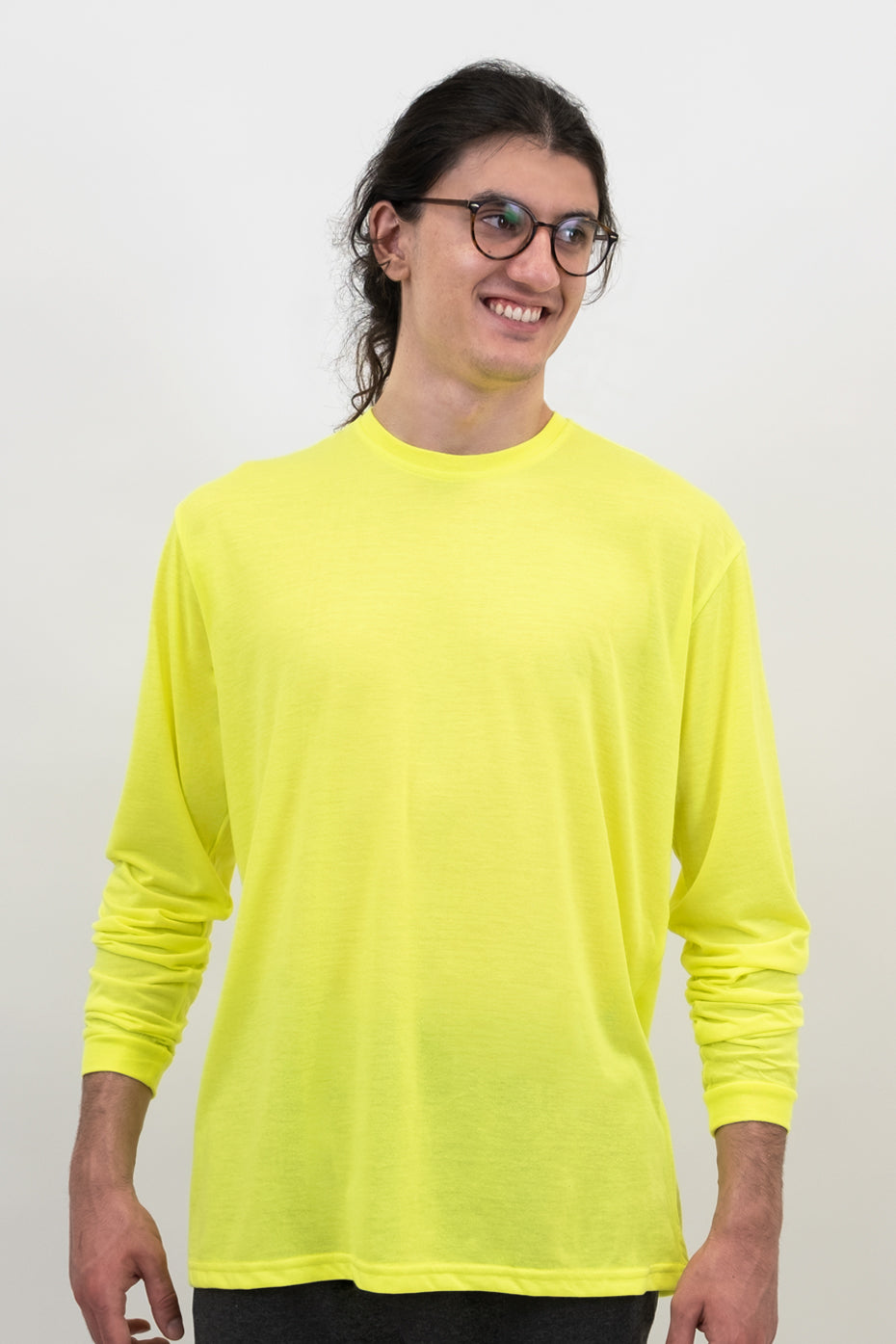 High Visibility Cotton Blend Long Sleeve T-Shirts Laviva Sports