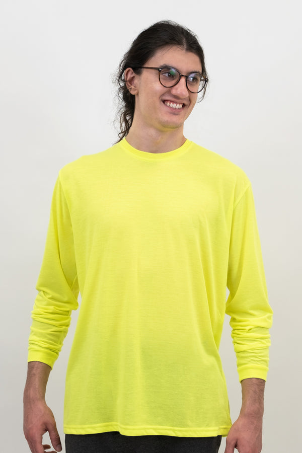 High Visibility Cotton Blend Long Sleeve T-Shirts Laviva Sports™