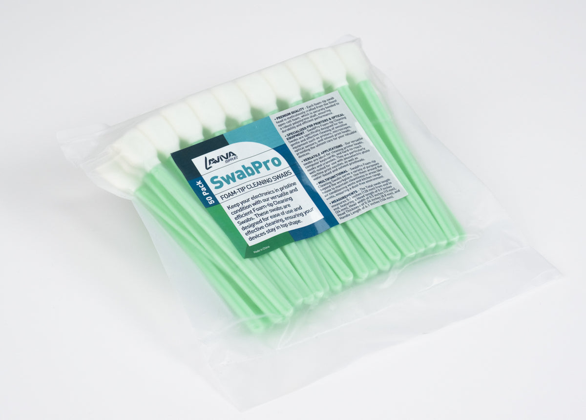 5.11" Rectangle Foam Tip Cleaning Swab Sticks- Laviva Supplies