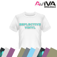 Ultra Flex Reflective 20” wide Heat TRANSFER Vinyl for T-Shirt and Apparel - HTV