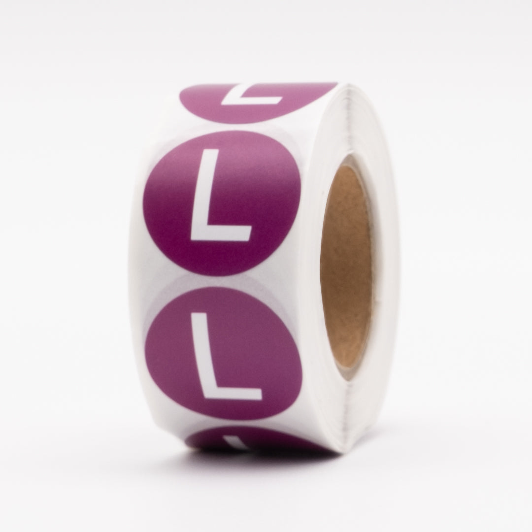 Round Size Labels
