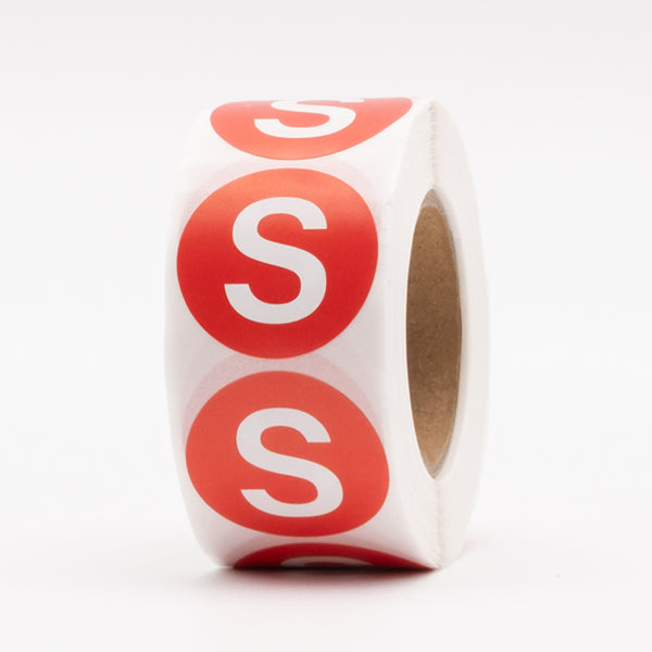 Round Size Labels