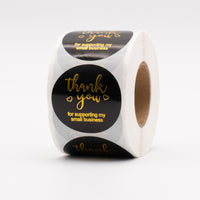 Round "Thank You" Labels