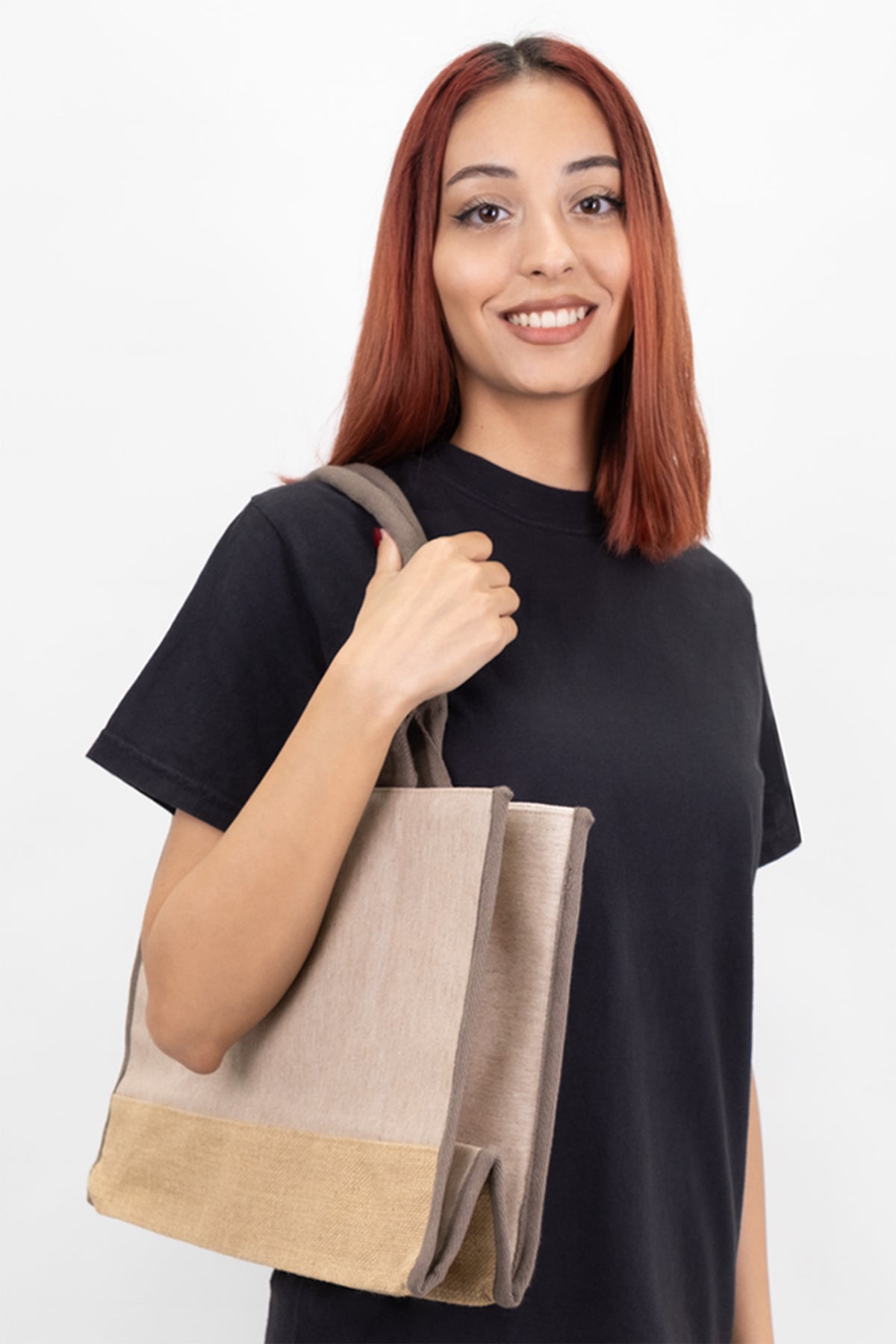 Trimmed Jute Tote Bag - Classy and Eco-Friendly