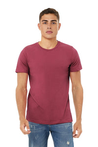 BELLA 3001CVC UNISEX HEATHER JERSEY SHORT SLEEVE TEE