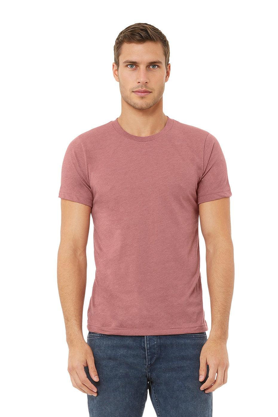BELLA 3001CVC UNISEX HEATHER JERSEY SHORT SLEEVE TEE