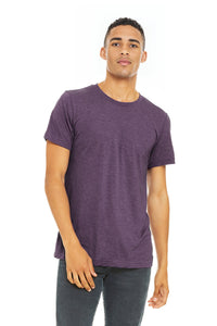 BELLA 3001CVC UNISEX HEATHER JERSEY SHORT SLEEVE TEE