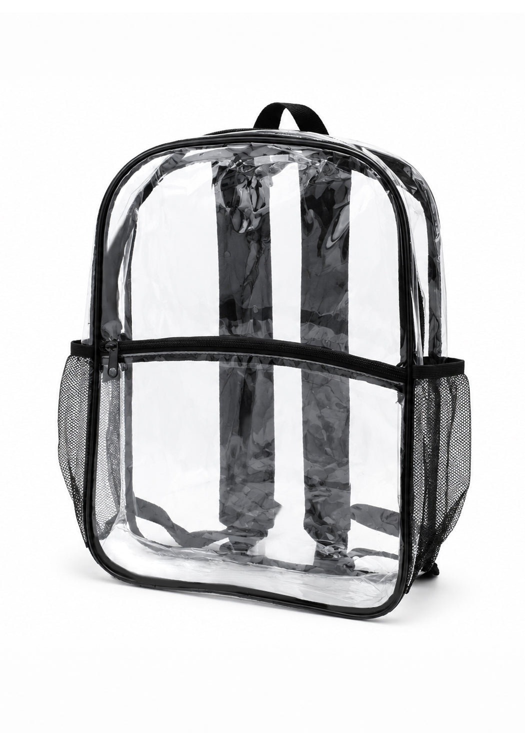 Heavy Duty Clear Stadium and School Bags - Premium Transparent PVC Backpack, Tote, Crossbody & Hip Bag