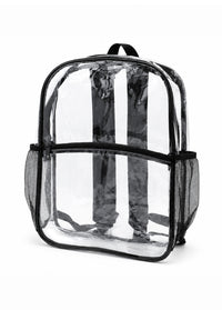 Heavy Duty Clear Stadium and School Bags - Premium Transparent PVC Backpack, Tote, Crossbody & Hip Bag