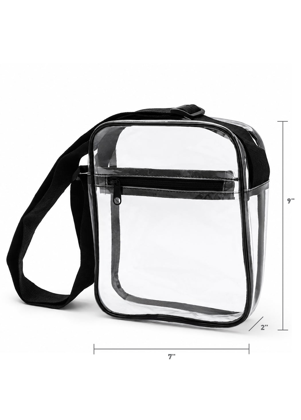 Heavy Duty Clear Stadium and School Bags - Premium Transparent PVC Backpack, Tote, Crossbody & Hip Bag