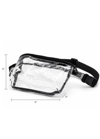 Heavy Duty Clear Stadium and School Bags - Premium Transparent PVC Backpack, Tote, Crossbody & Hip Bag