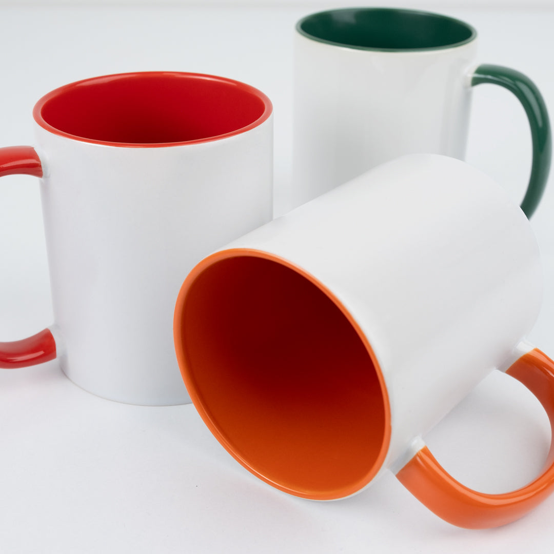 11 oz ceramic coffee mugs near me 11 oz. Two Tone Colored Sublimation Ceramic Mug – Photo USA Corp