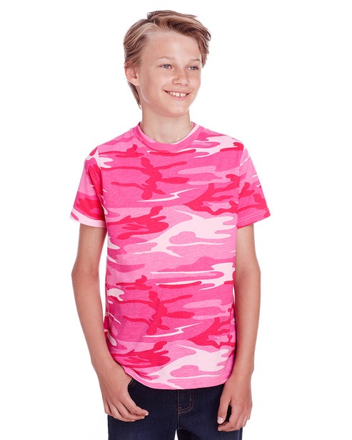 2207 YOUTH CAMO TEE