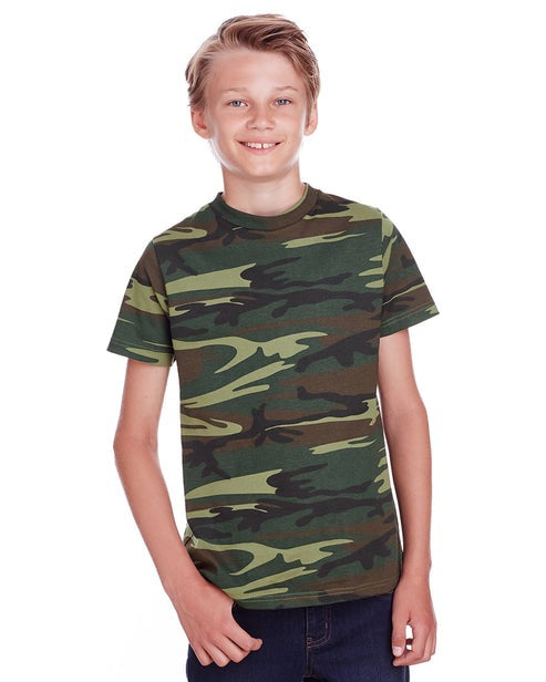 2207 YOUTH CAMO TEE