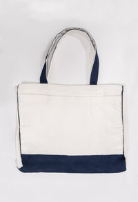 Trimmed Tote Bag - Sleek and Versatile
