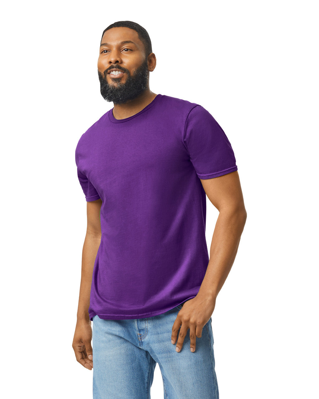 Men's Adult Short Sleeve Tee Classic Soild Custom T Shirt Cool