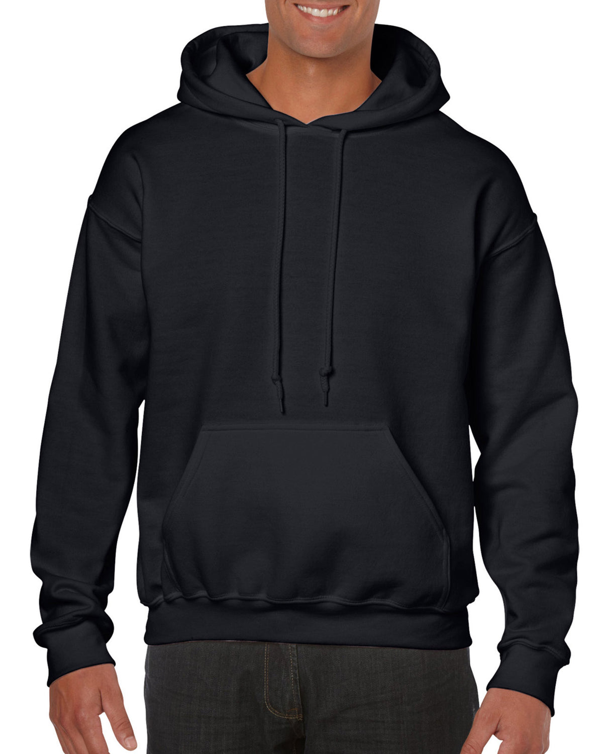 Gildan Unisex Adult Full Zip Hooded Sweatshirt Top