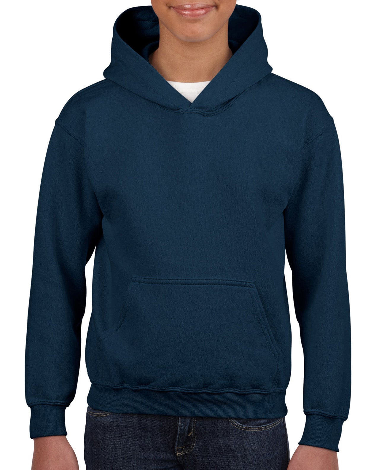 Gildan Heavy Blend Hooded Pullover Sweatshirt - Style 18500, Navy, Medium