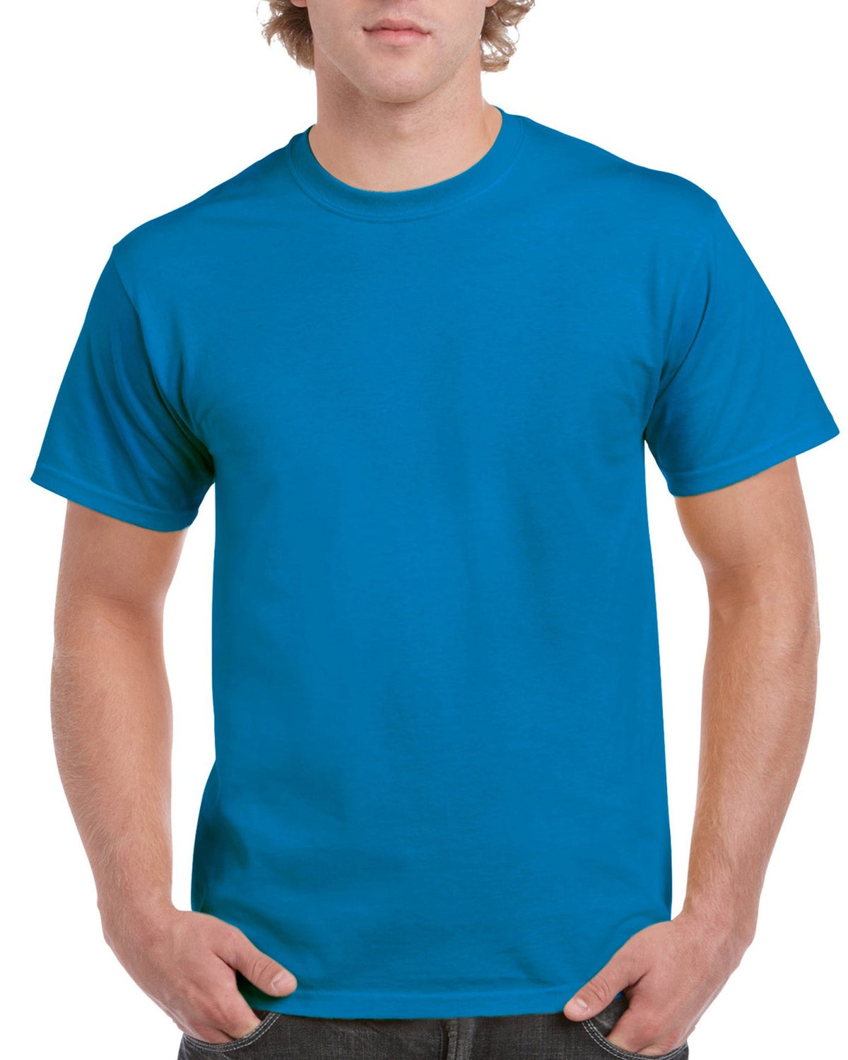 Yellow GILDAN 5000L Men's Plain 100% Cotton Blank T shirt Tee sizes S 2XL