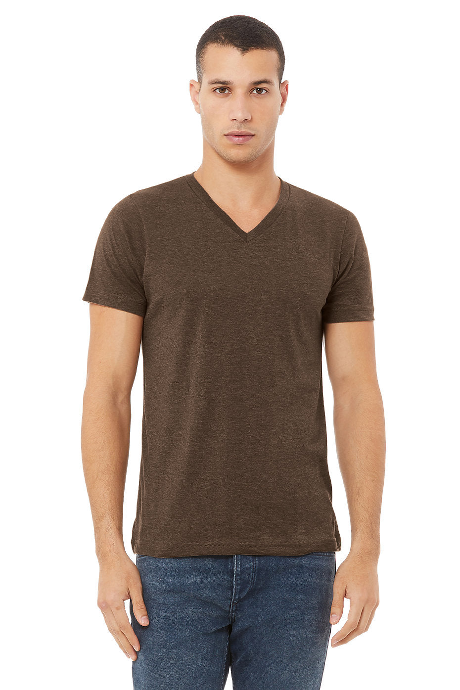 Buy Scoop Neck Tee for Men Deep V Neck T Shirts Short Sleeve Cotton Basic Wide  Neck Online at desertcartPeru