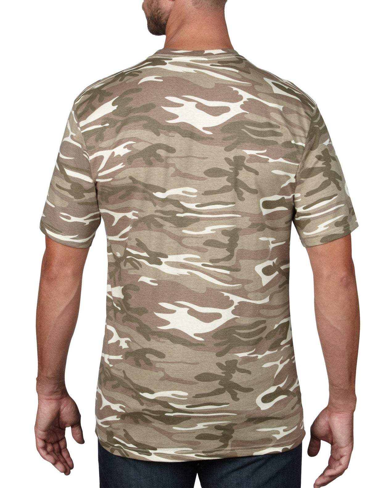 MALFINI T-shirt women's Camo Pure CX2 - camouflage brown