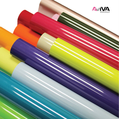 Ultra Flex Glitter Regular Colors 20” wide Heat TRANSFER Vinyl for