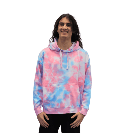Tie dye hot sale zipper hoodie wholesale