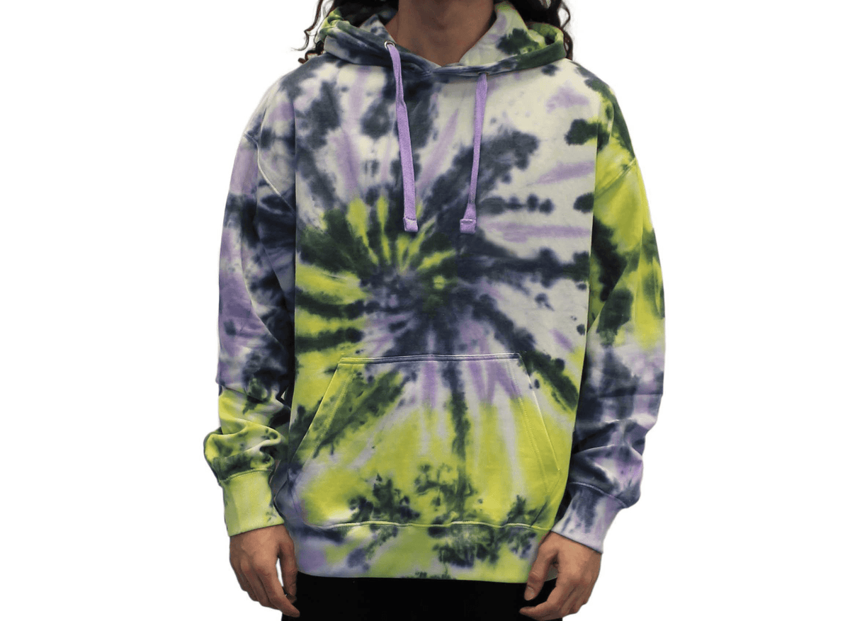 Tie dye hot sale zipper hoodie wholesale
