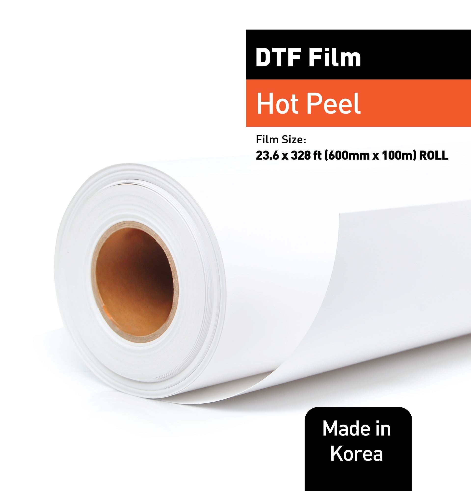 Direct to Film (DTF) Film Roll 23.6 wide x 109 Yards