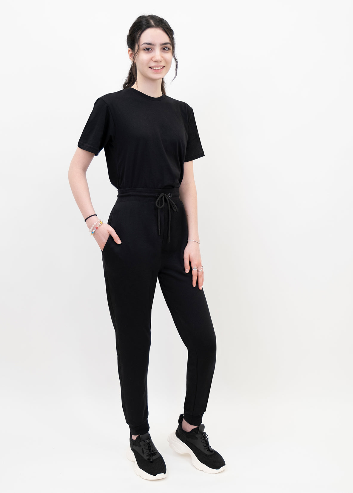Buy NOBERO Harley Joggers Women's Solid Black Color Slim Fit Night Lounge  Running Joggers Lower Wear Sweat Bottoms Track Pants Outfit for Womens  Girls Casual Gym Sports Cotton- Online at desertcartINDIA
