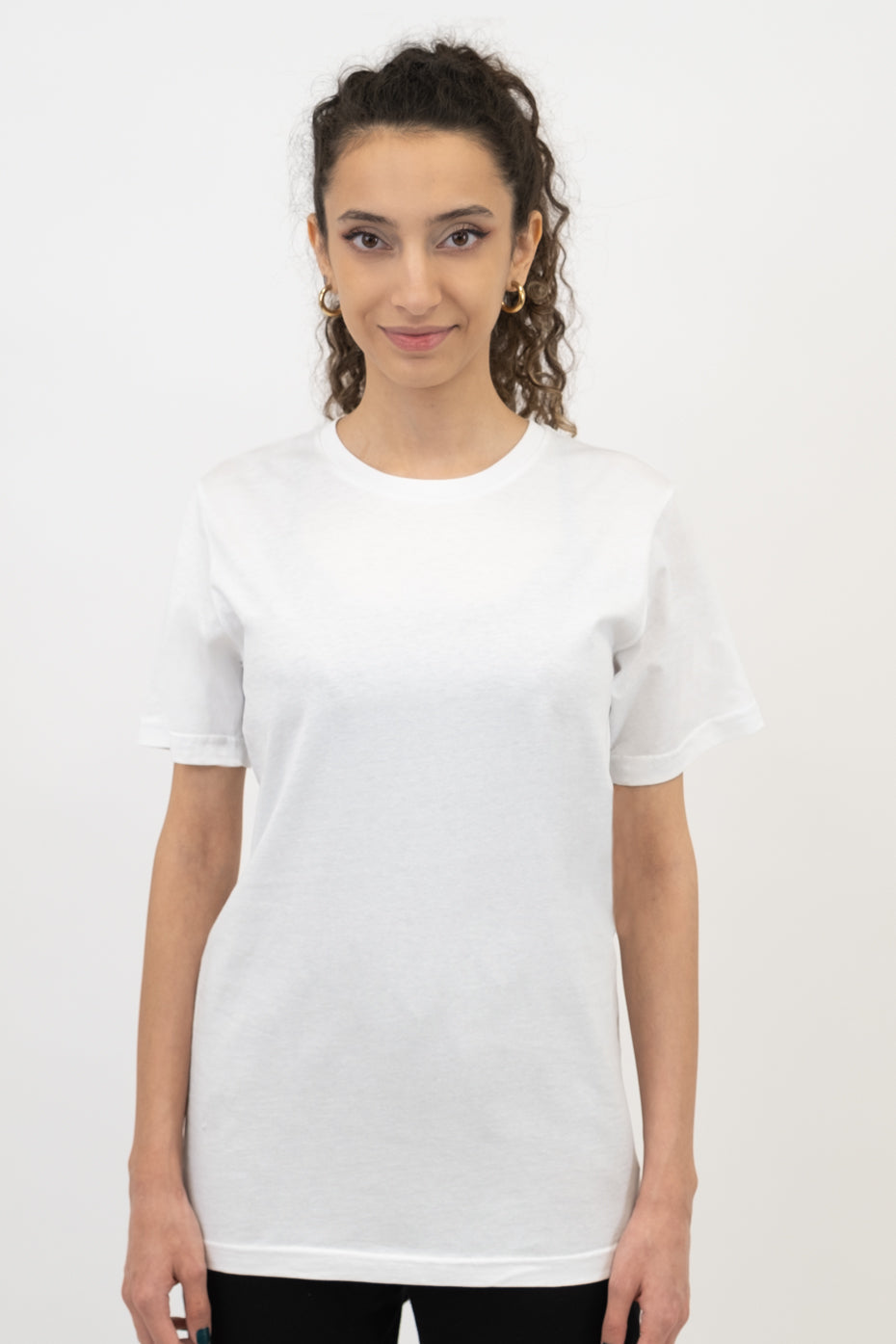Wholesale Women Sublimation Blank T-Shirt Basic White Polyester Shirts  Sublimation Short Sleeve T-Shirt Manufacturer and Supplier
