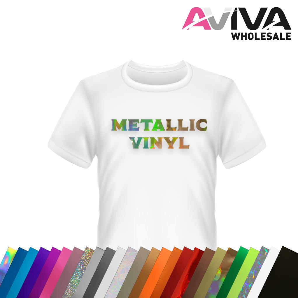 Ultra Flex Soft Metallic Gold 20” wide Heat TRANSFER Vinyl for T-Shirt and Apparel - HTV