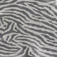 Ultra Flex Shimmer Zebra Silver 20” wide Heat TRANSFER Vinyl for T-Shirt and Apparel - HTV