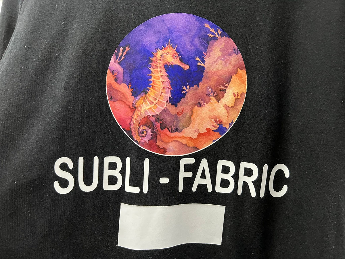 SUBLIMATION ON CLEAR HTV FOR DARK FABRIC